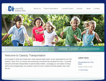 Tablet Screenshot of cassidytransinc.com